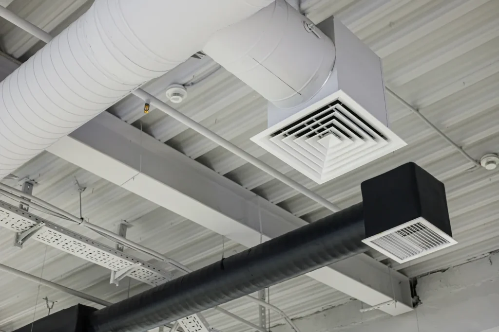 Two indoor ventilation ducts.